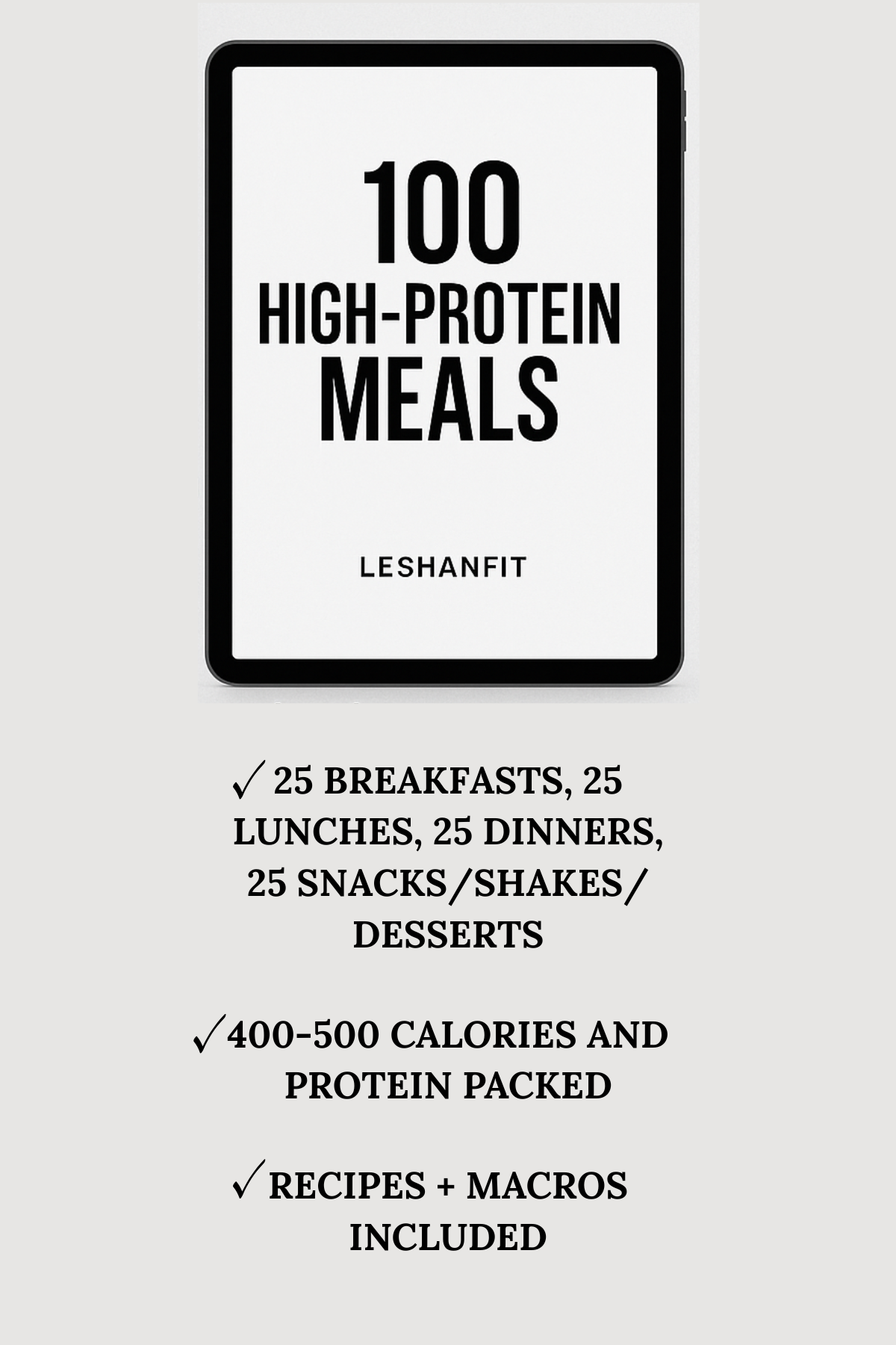 100 HIGH-PROTEIN MEALS