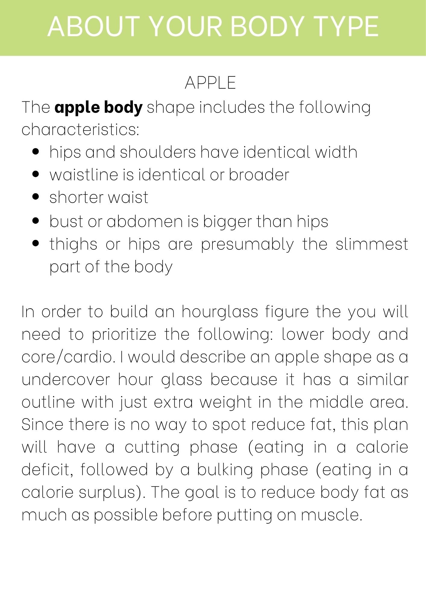 APPLE 12 WEEK GYM GUIDE