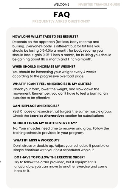 RECTANGLE GYM GUIDE