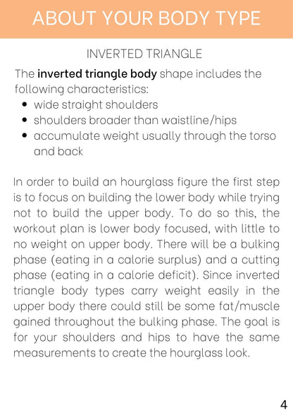 INVERTED TRIANGLE 12 WEEK GYM GUIDE